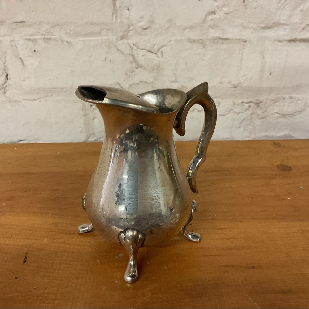 Antique Petit Silver Plated Creamer Pitcher